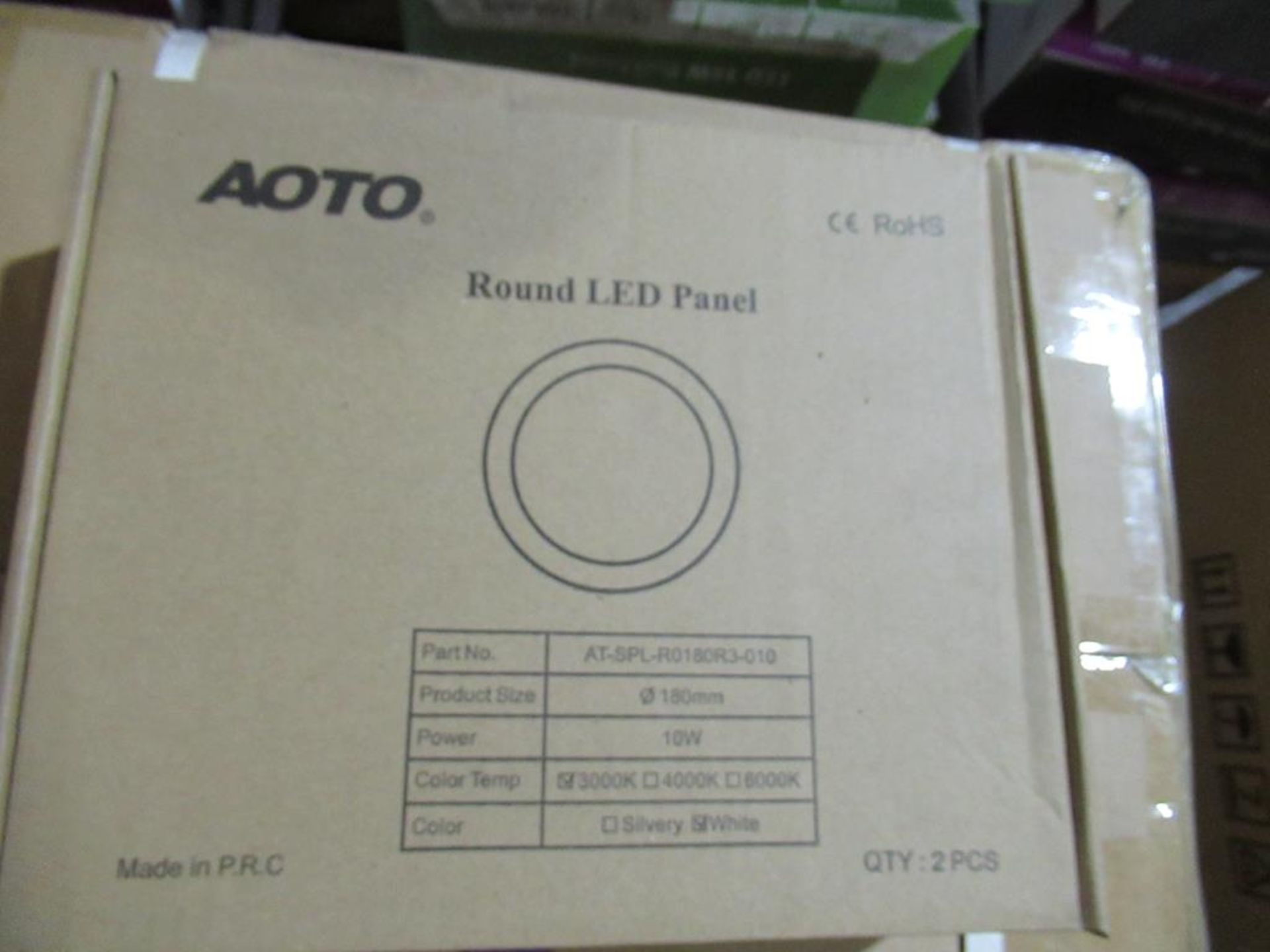 22 x Decorative Round LED Panel 10W 3000K White OEM Trade Price £295