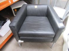 Pair of Leather Effect Chairs