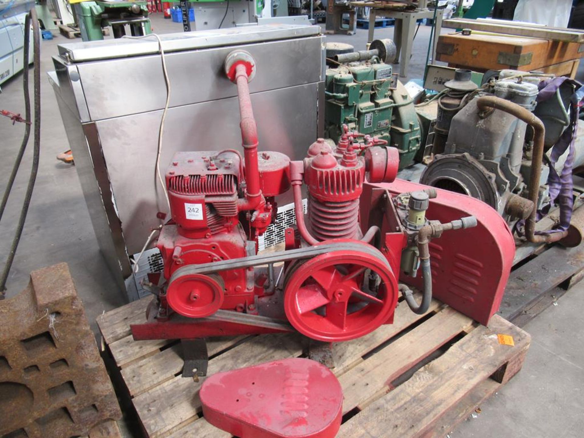 Vintage Sellark M/C N°D0721265 Air Compressor