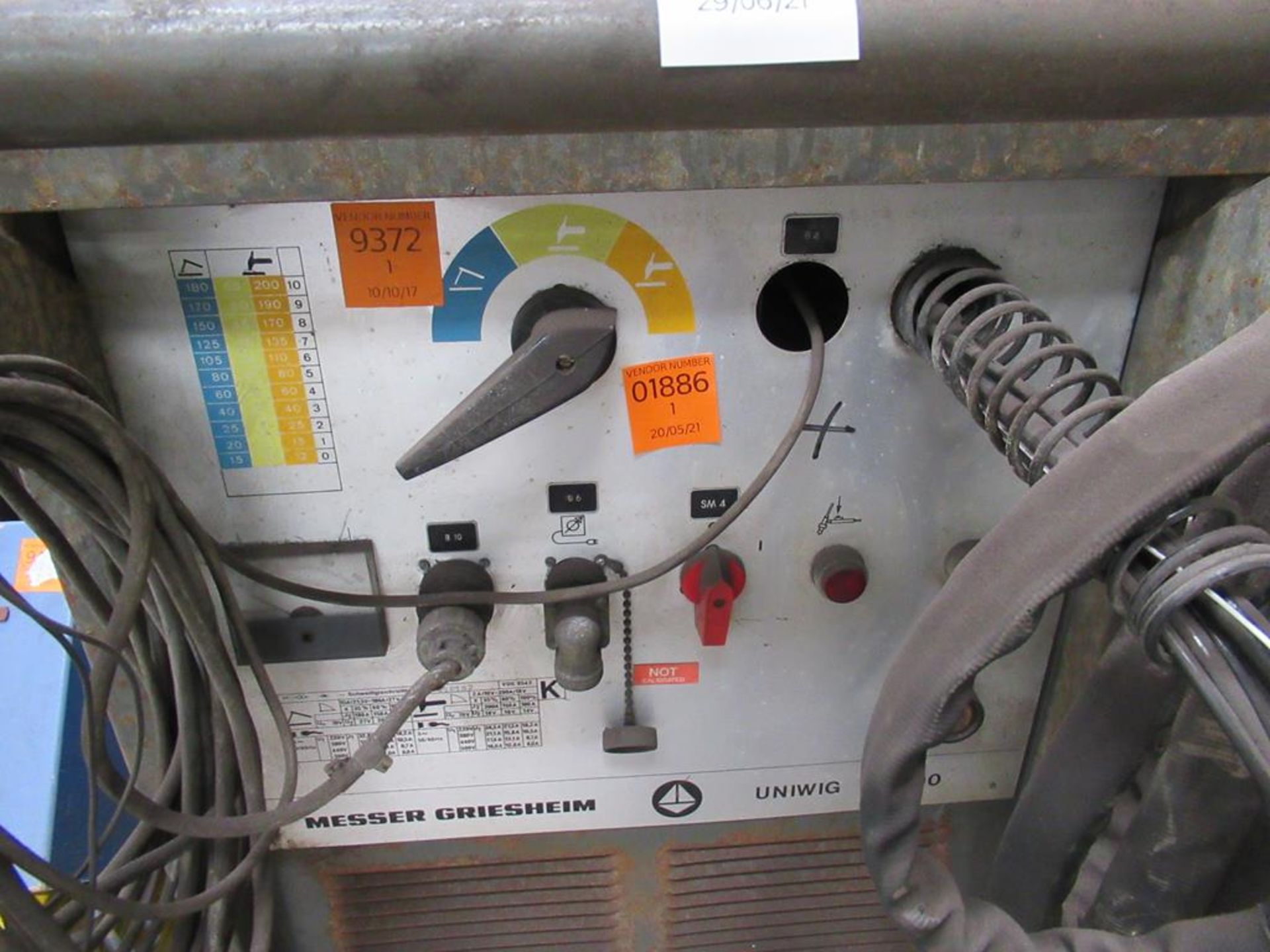 Messer Griesham Uniwig G200 415V 3 phase Tig Welder - Image 3 of 3