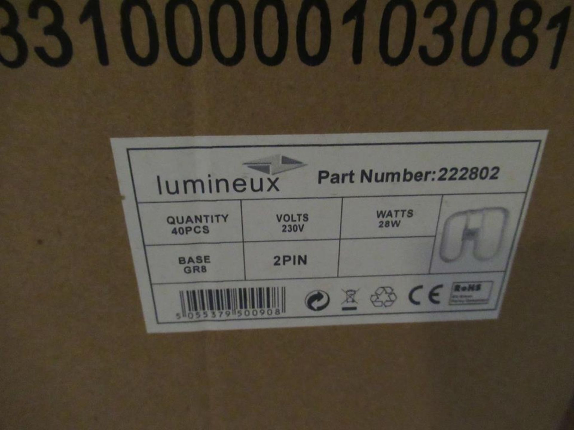 40 x 2 Pin 28W 230V White 3500K PLC Compact Fluorescent OEM Trade Price £153 - Image 3 of 3