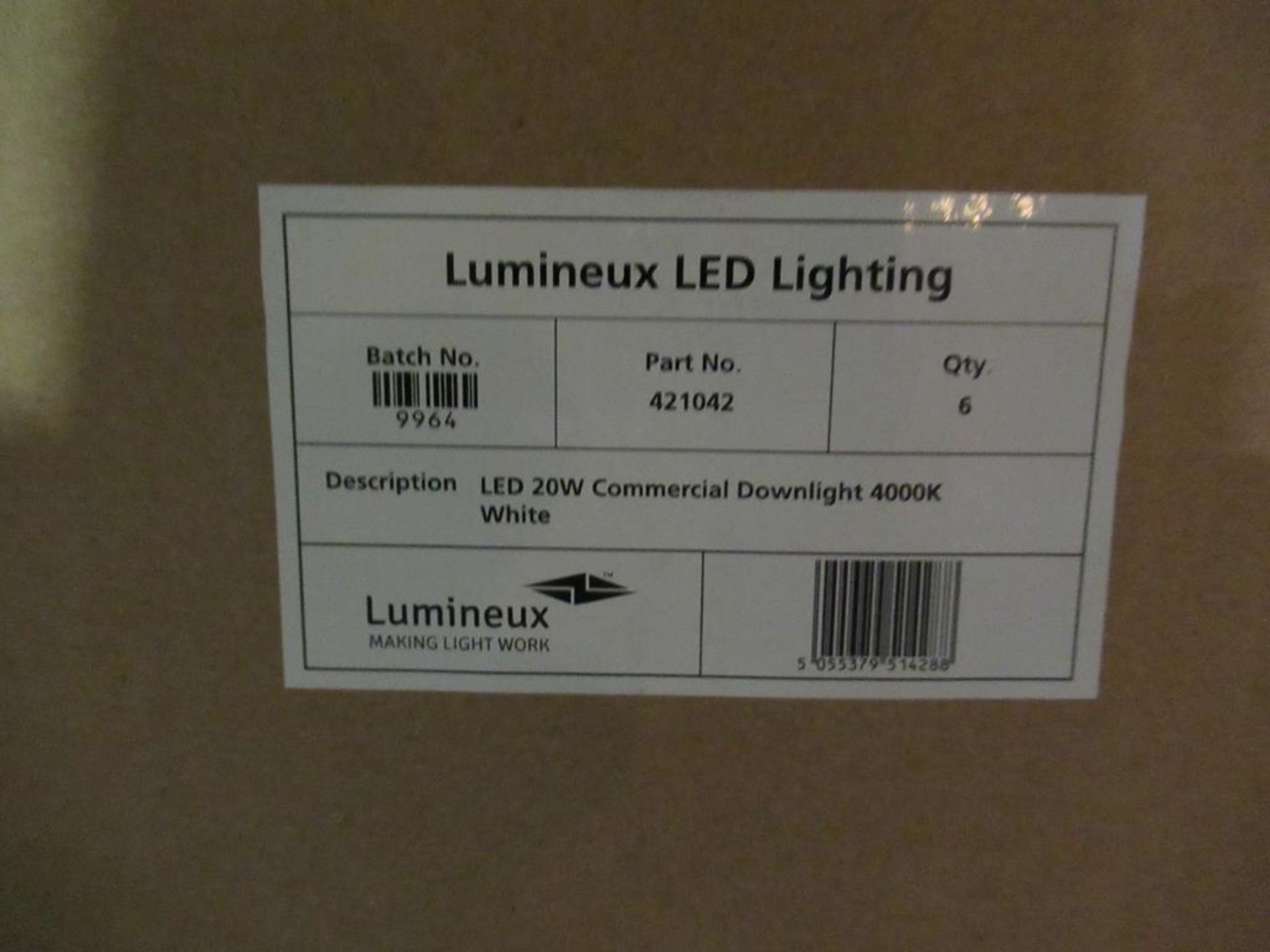 18 x LED 20W 10 inch dia Downlight 4000K White Trim OEM Trade Price £270 - Image 3 of 3
