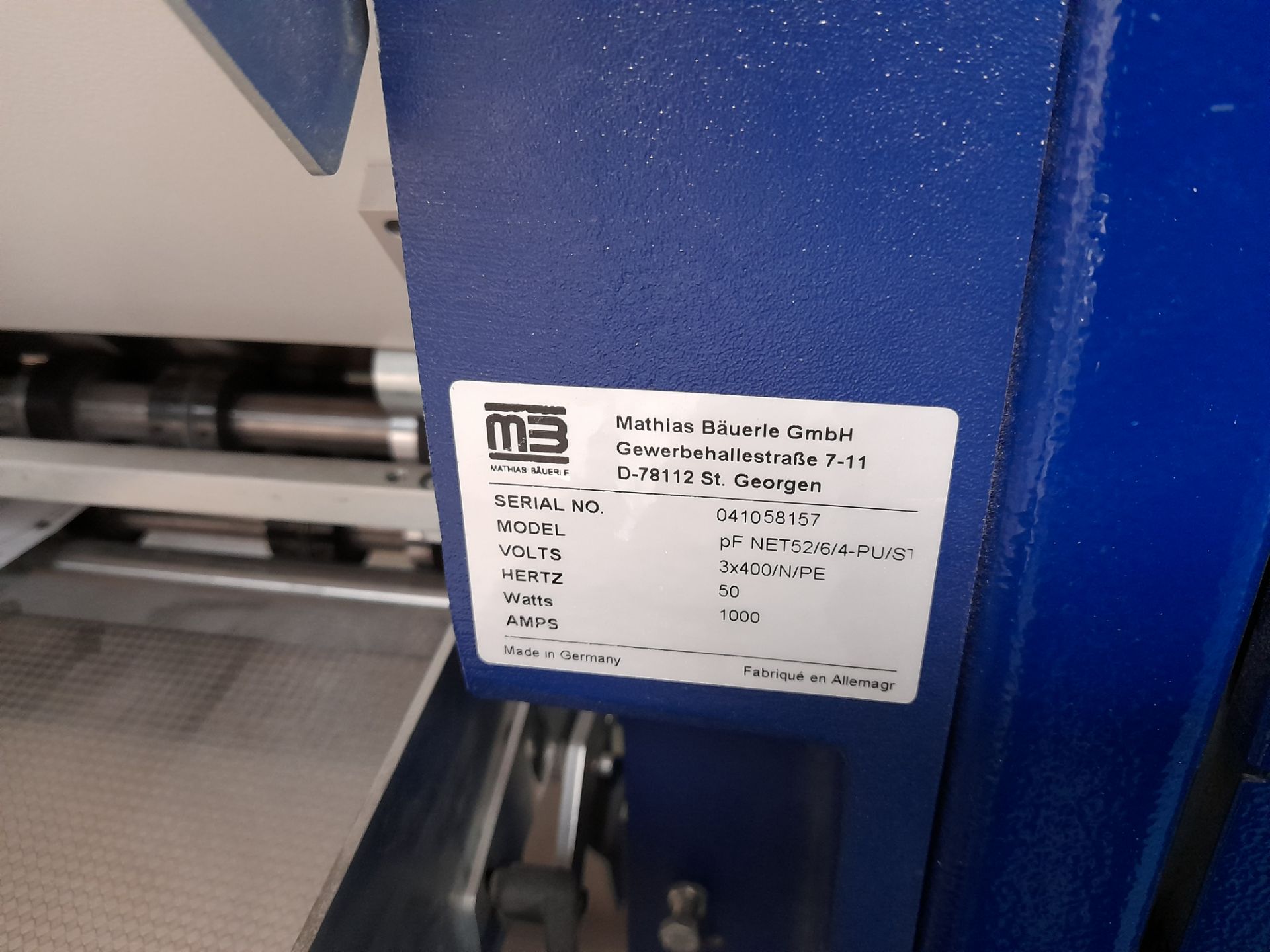 MB PF NET 52/6/4-PU/ST folder with MB PF NET 52 cr - Image 7 of 10