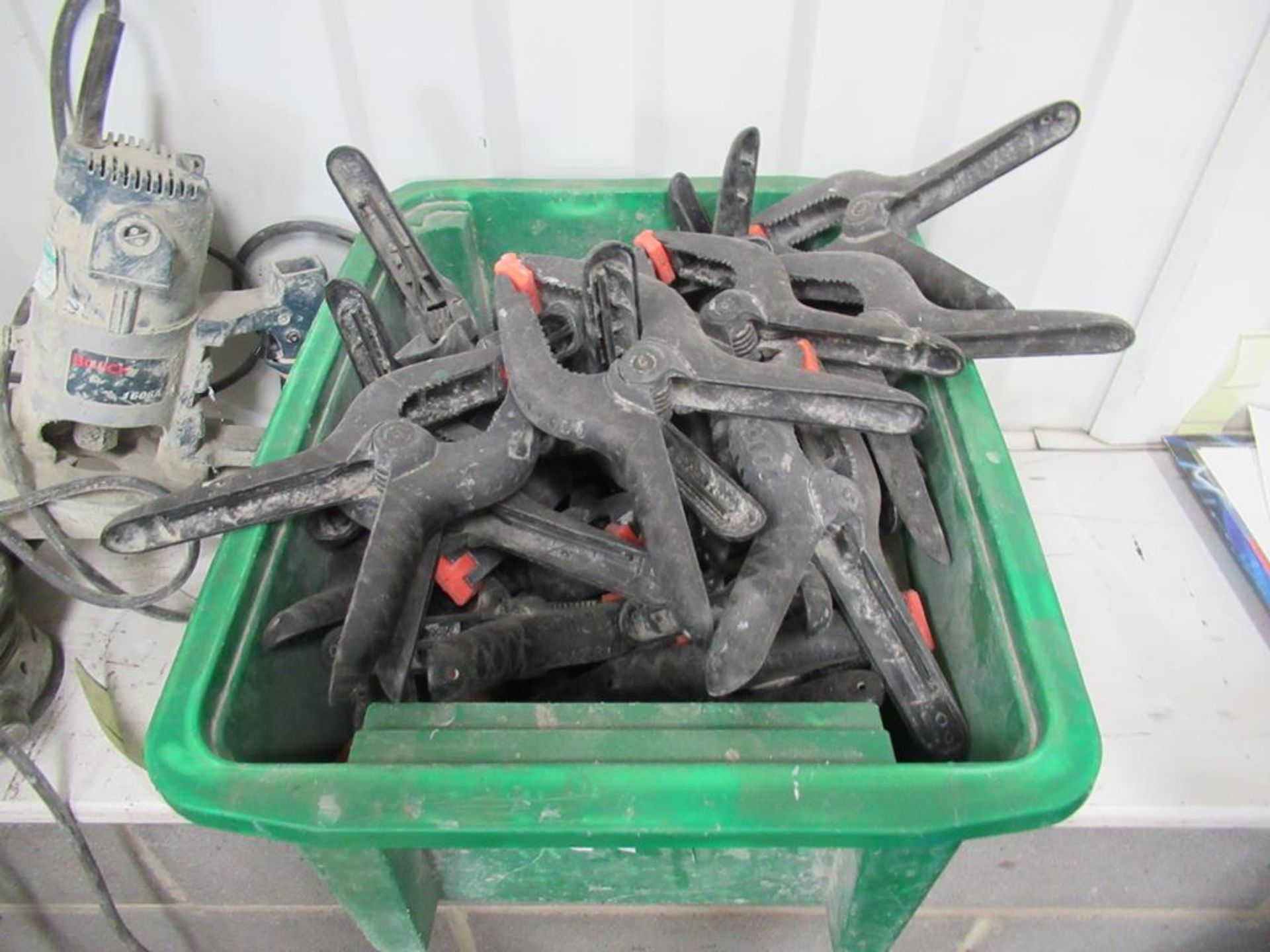 Quantity of Spring Clamps in Plastic Crate - Image 2 of 2