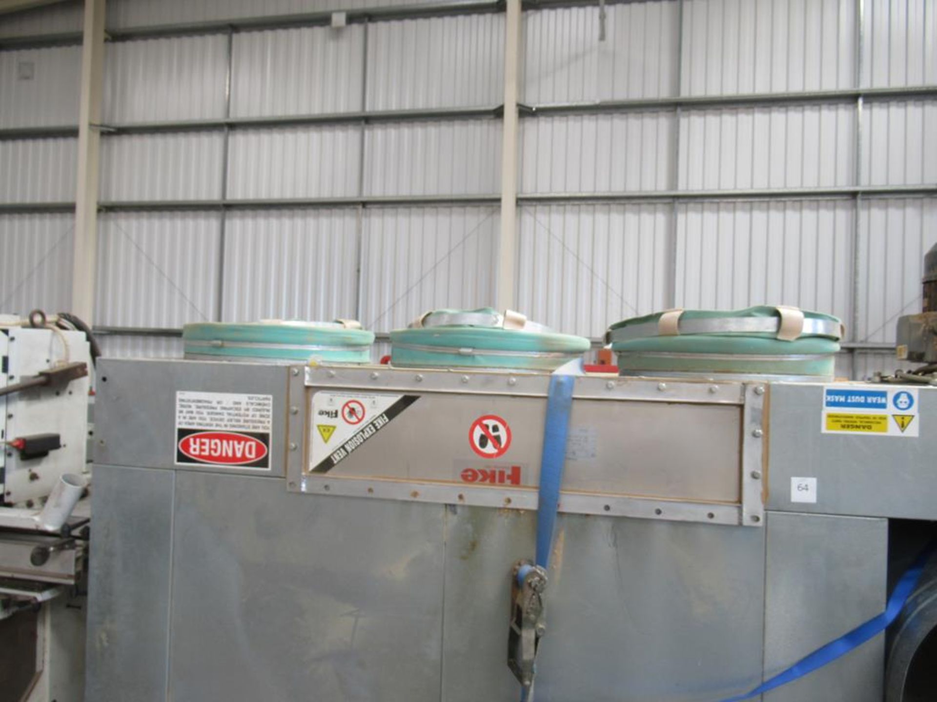 3 bag multi filter dust unit with file cv explosion panel and bins - Image 3 of 4