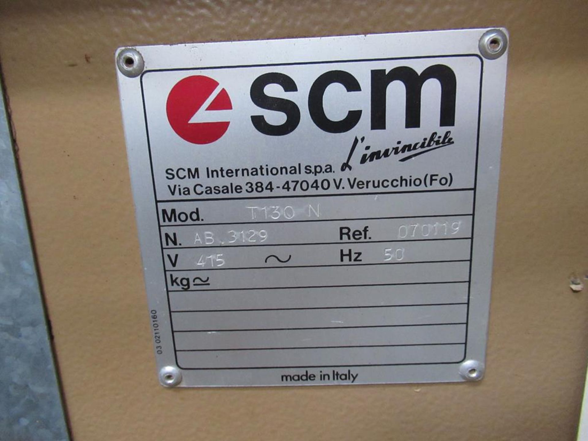 SCM Invincible T130 Spindle Moulder - Image 3 of 6