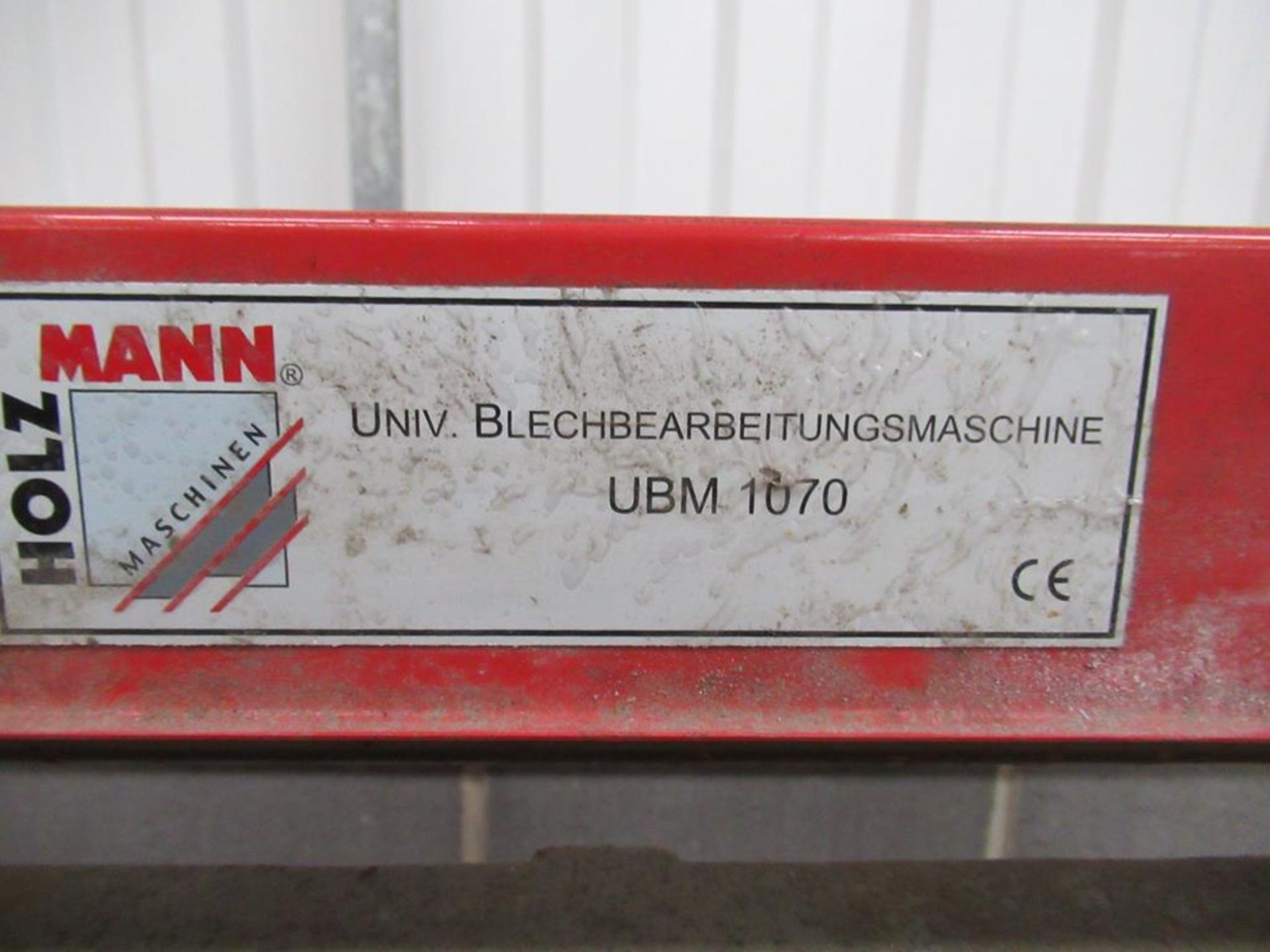 Holzmann UBM 1070 sheet metal folder/guillotine - Image 6 of 6