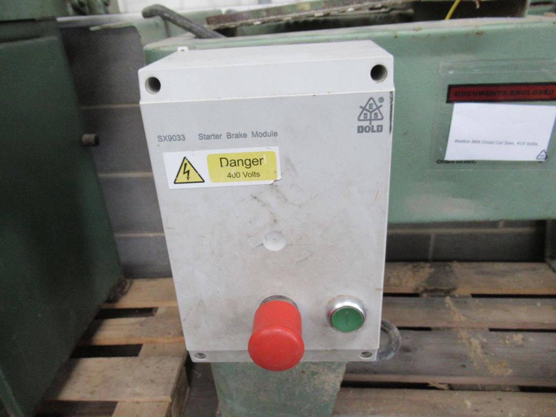 Wadkin BRA cross cut saw 415V, 3 phase, 50Hz - Image 4 of 4