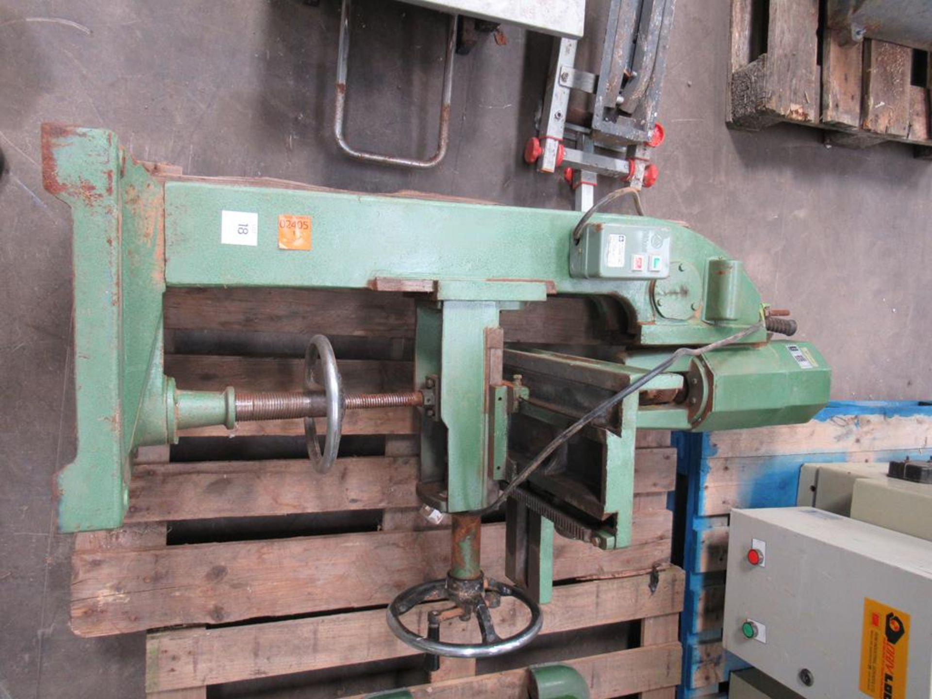 NU Tools 61-10 Hollow Chisel Mortiser. YOM: 1985, 240V, Single Phase, 50Hz. Please note there is