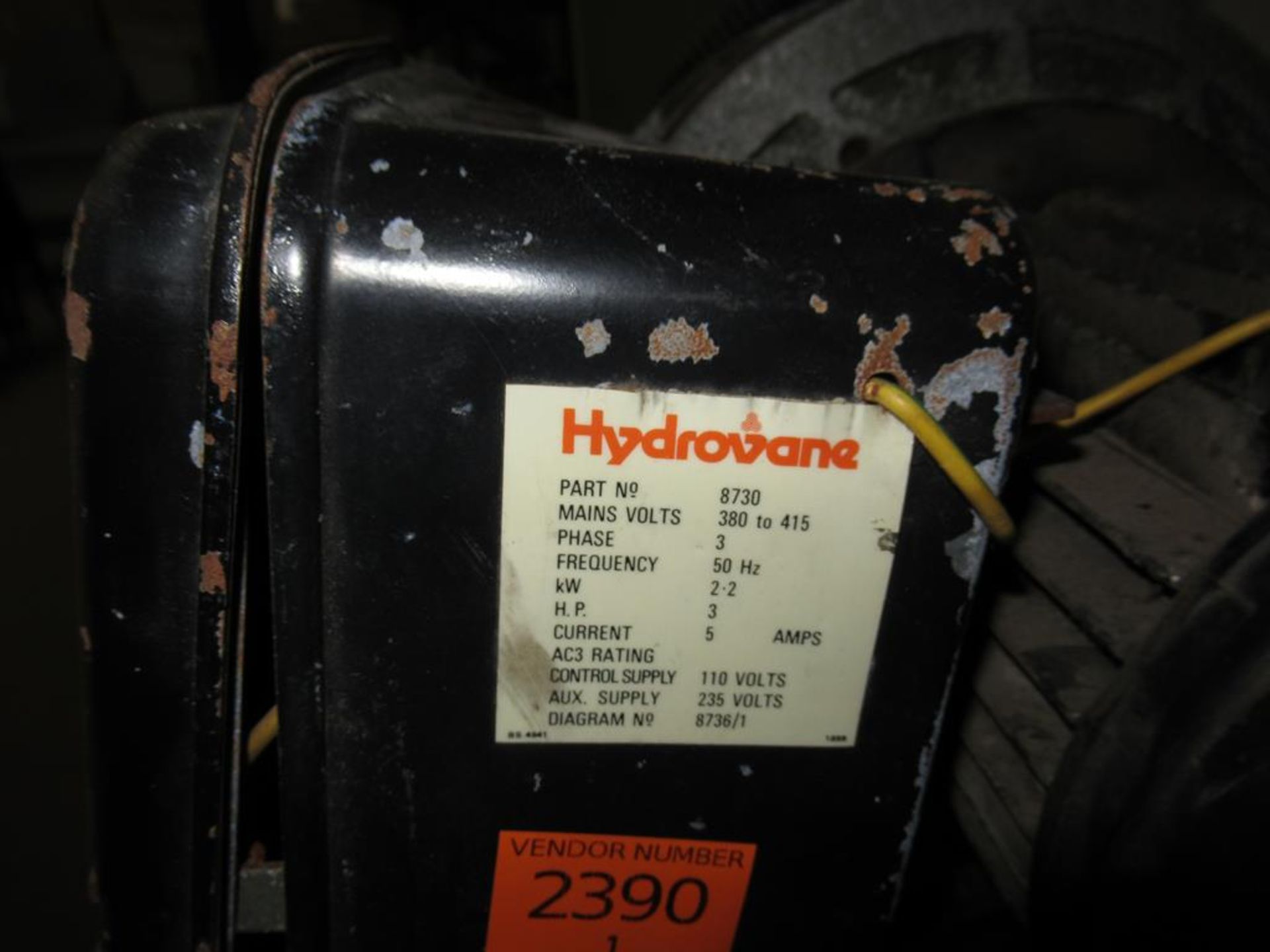 Hydrovane 13 compressor 415V, 3 phase, 50Hz - Image 3 of 5