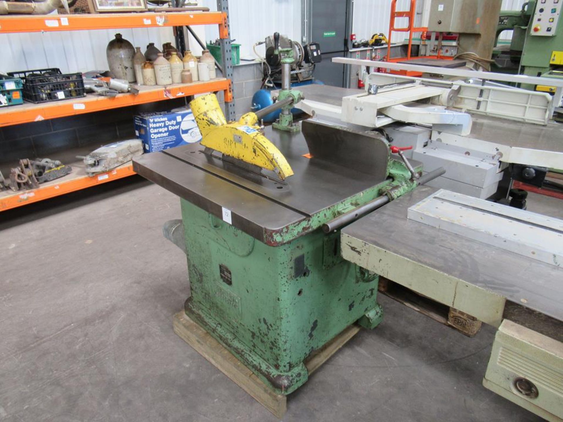 Wadkin Bursgreen BSW 60213 Table Saw 400V, 3PH, 50Hz. Please note there is a £10 Plus VAT Lift Out - Image 3 of 5