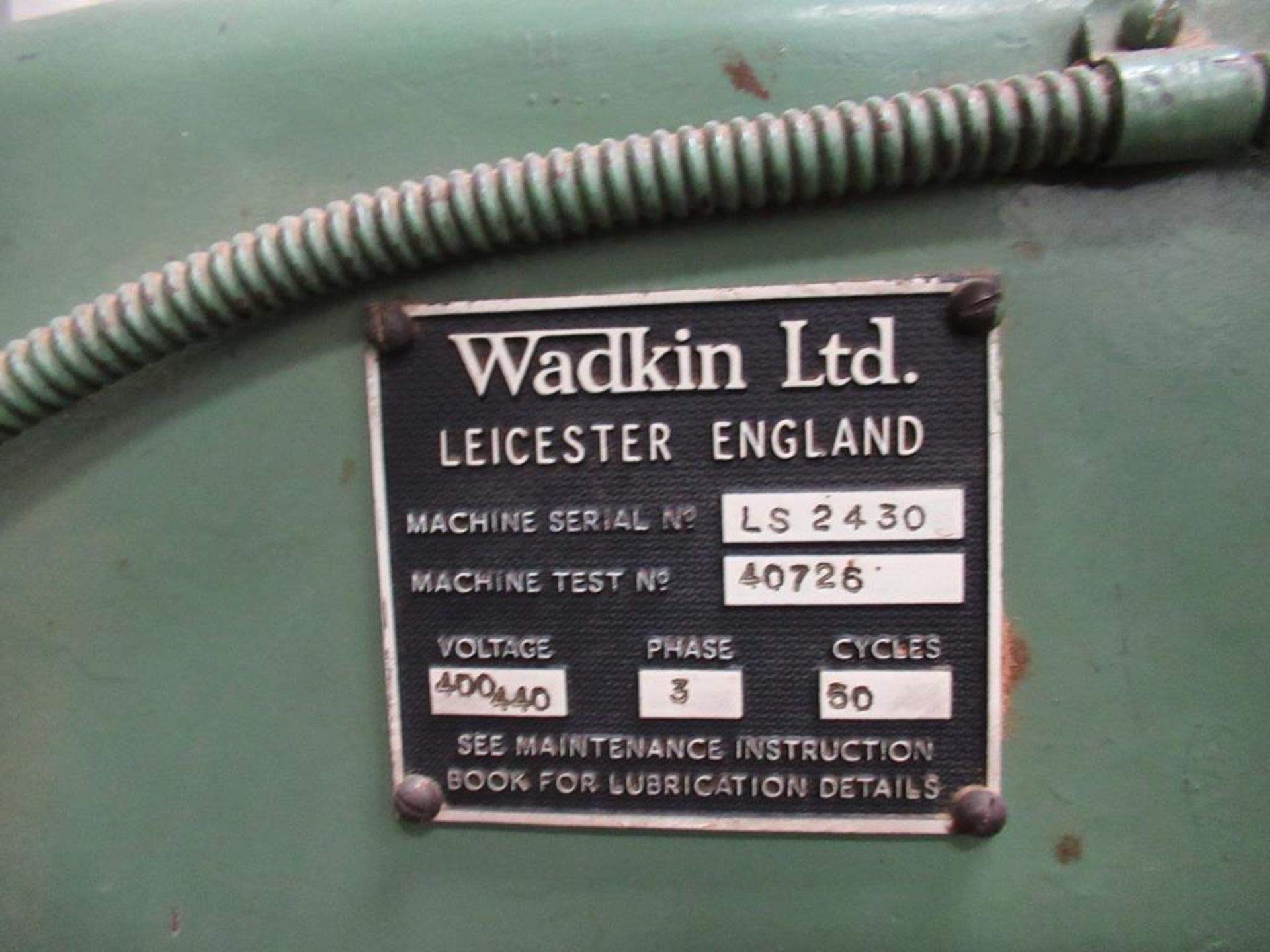 Wadkin LS router with compound table 415V, 3 phase, 50Hz - Image 8 of 8