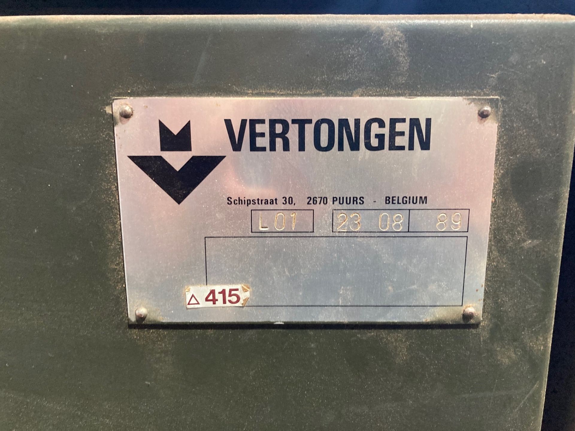 Vertongen L01 Tenoner - Image 3 of 4