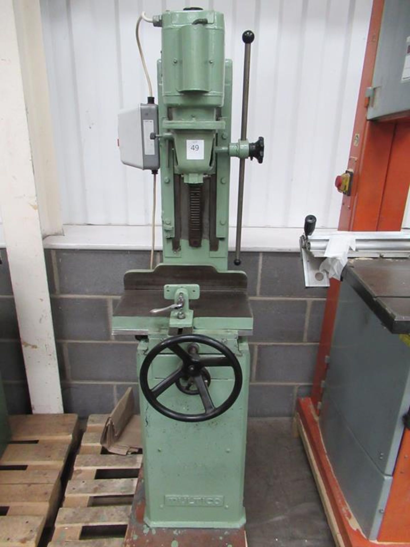 Multico K1 chisel mortiser 240V, single phase, 50Hz, s/n 3117