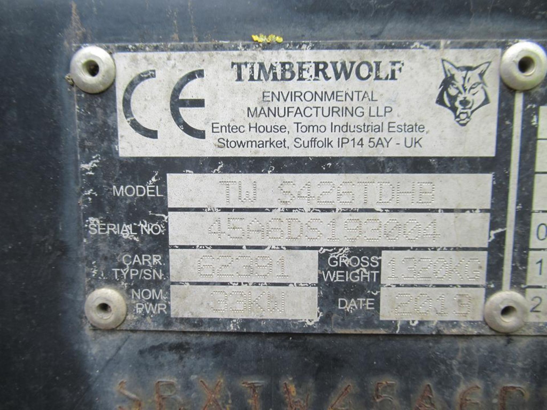 Timberwolf S426 TD DHB Tree Shredder - Image 21 of 23