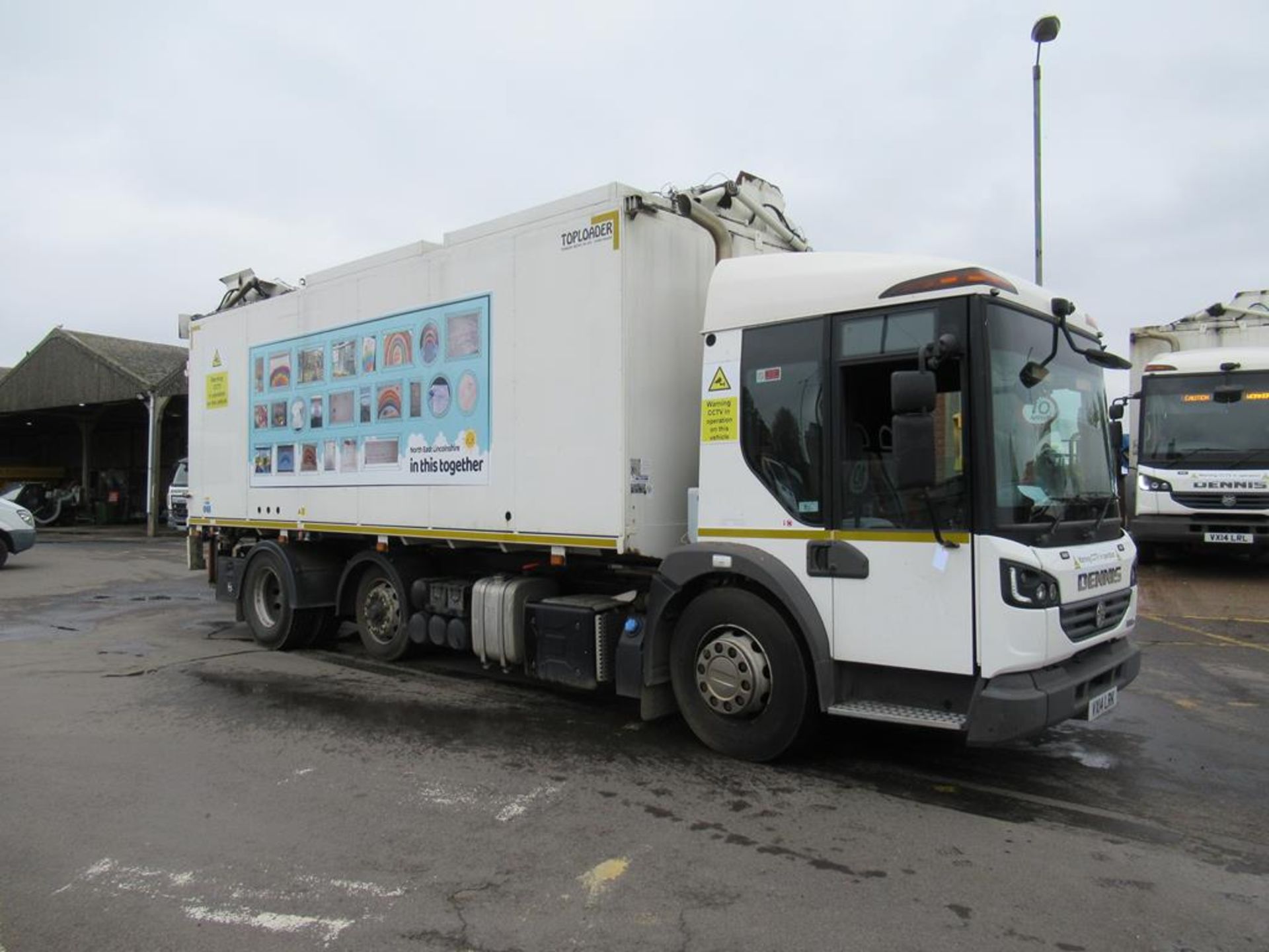 2014 Dennis Elite 6 Top Loader Refuse Collection Vehicle - Image 4 of 38