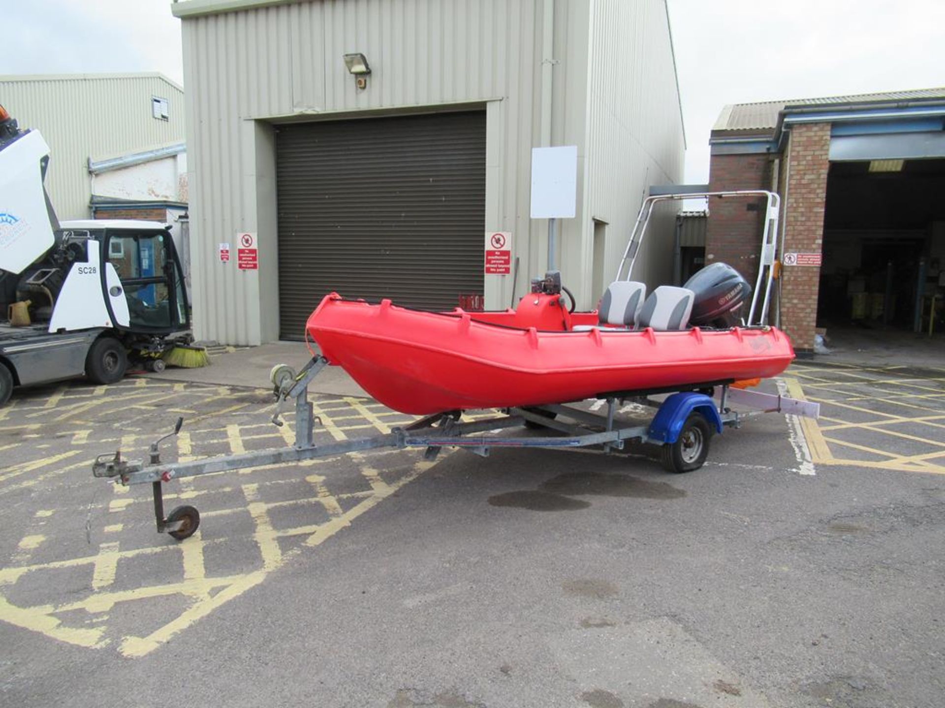 Whaly 435 Plastic Boat with Yamaha 30 Outboard - Image 2 of 48