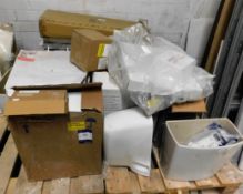 Quantity of Various Toilet Furniture to 2 Pallets