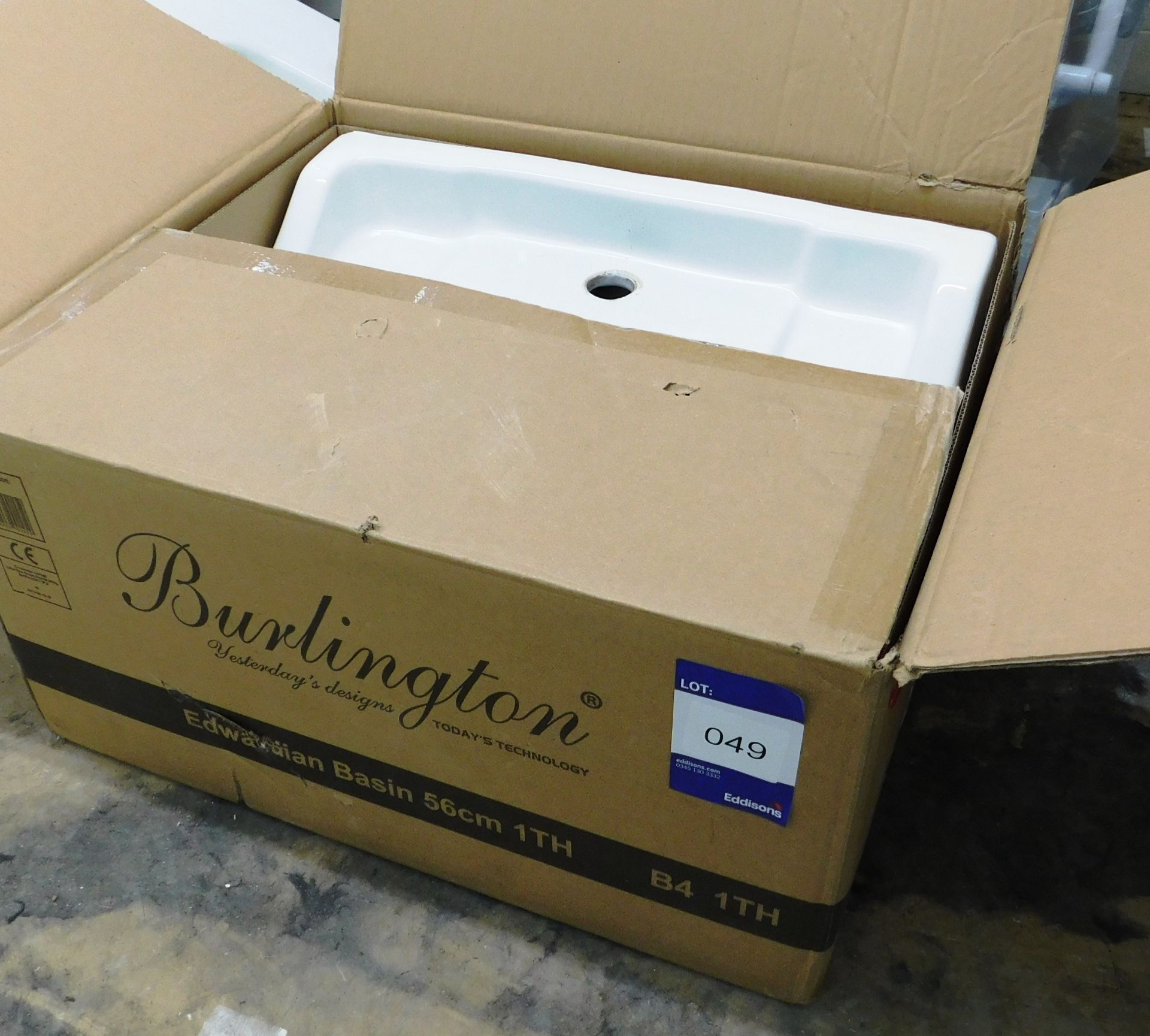 Burlington Edwardian 56cm Ceramic Basin - Boxed