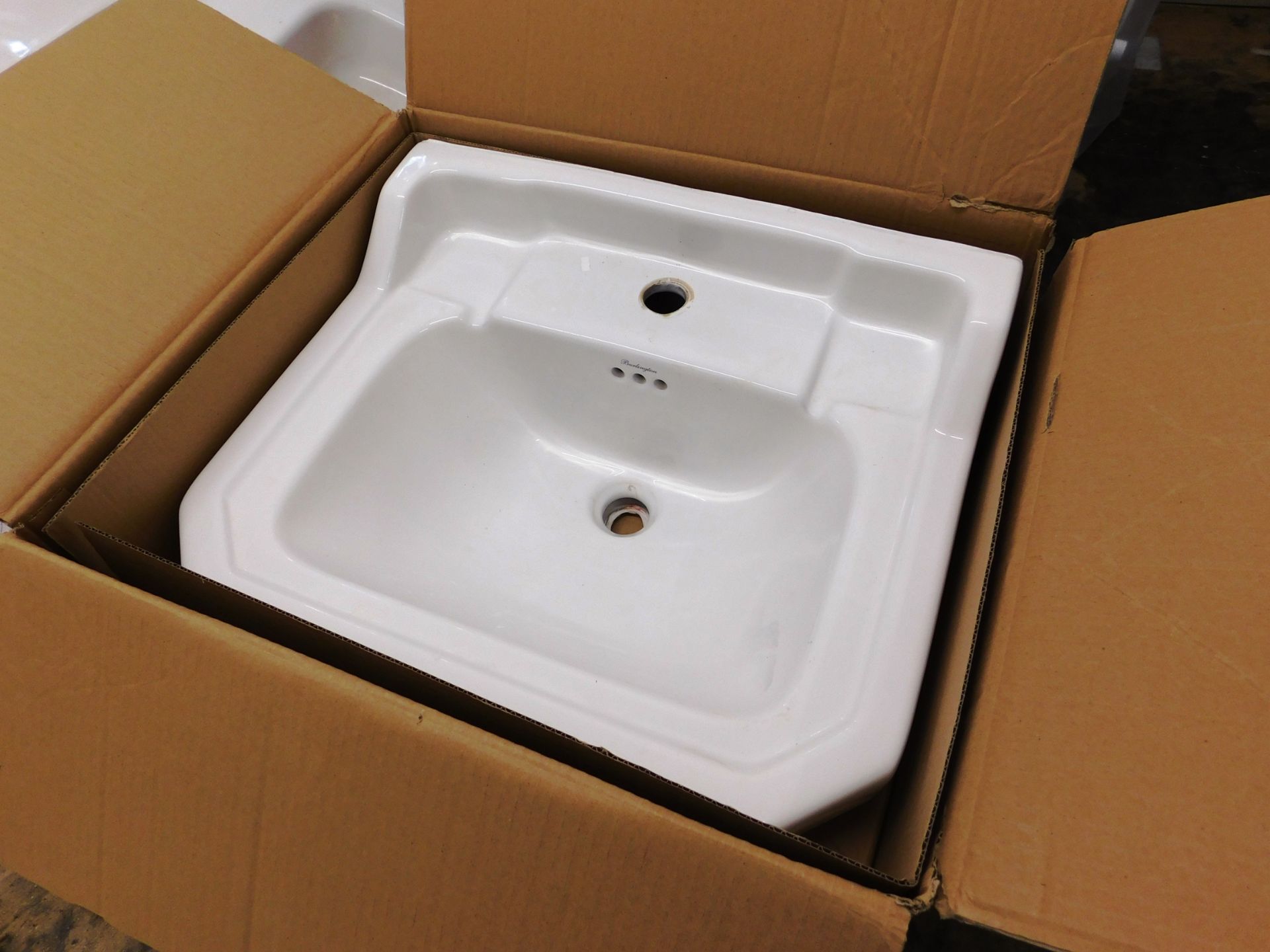 Burlington Edwardian 56cm Ceramic Basin - Boxed - Image 2 of 2