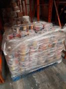 1 Pallet of ESPO soft dough (play dough) tubs, each with 8 assorted colours, approx. 130 tubs