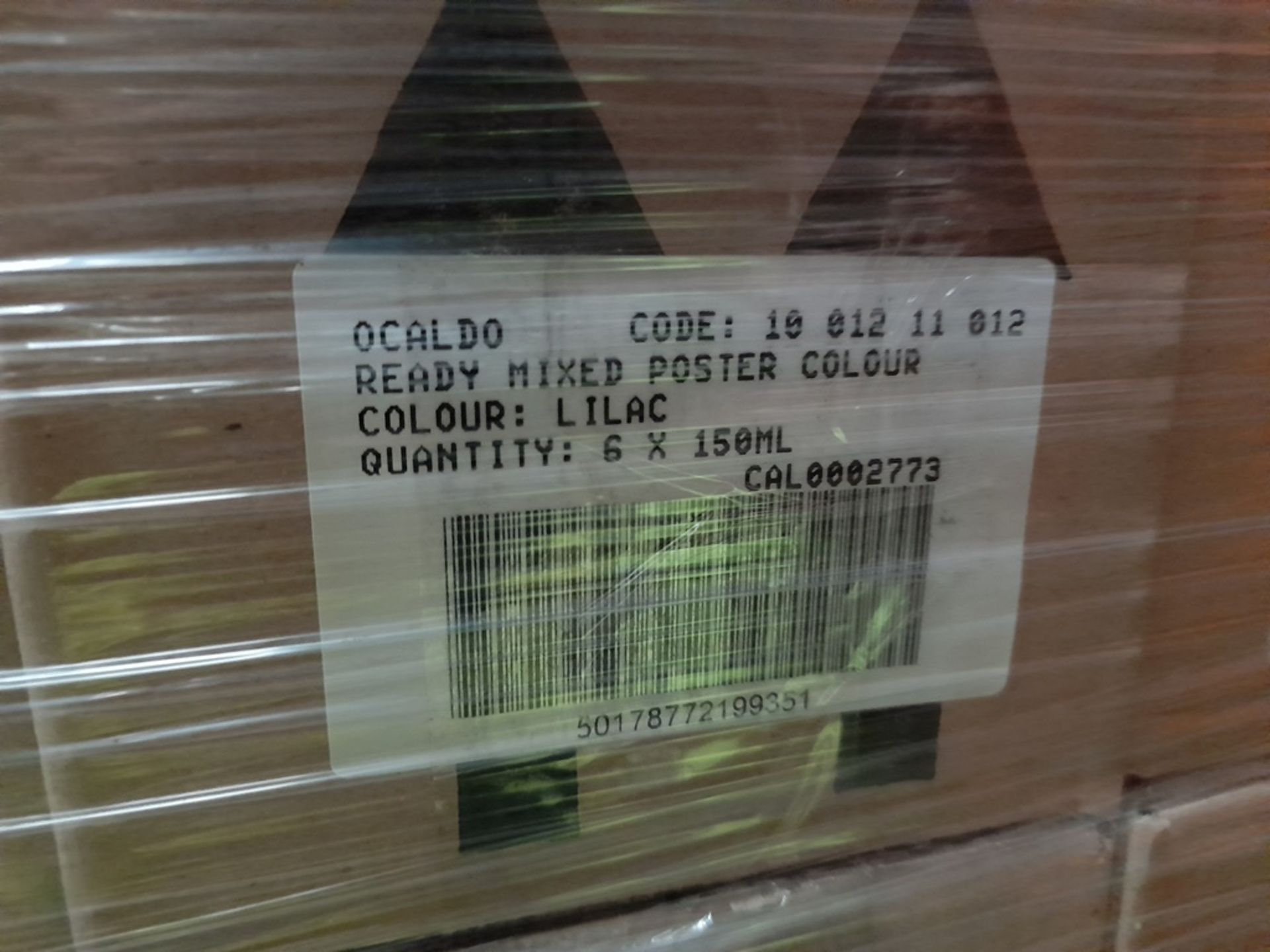 1 Pallet of Ocaldo mixed paint including glow in the dark paint, Ready Mix paint - bronze, lilac, - Image 6 of 7