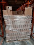 1 Pallet of Hobbycraft Ready Mix paint - peach, glitter white, etc.