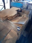 3 Pallets of cardboard boxes