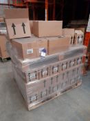 3 Mixed pallets of Ocaldo paint including Ready Mix, Acrylic, Powder - various colours