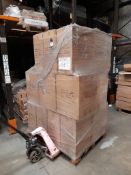 1 Pallet of Asda water pots, 180 per box (3 x 60), approx. 27 boxes