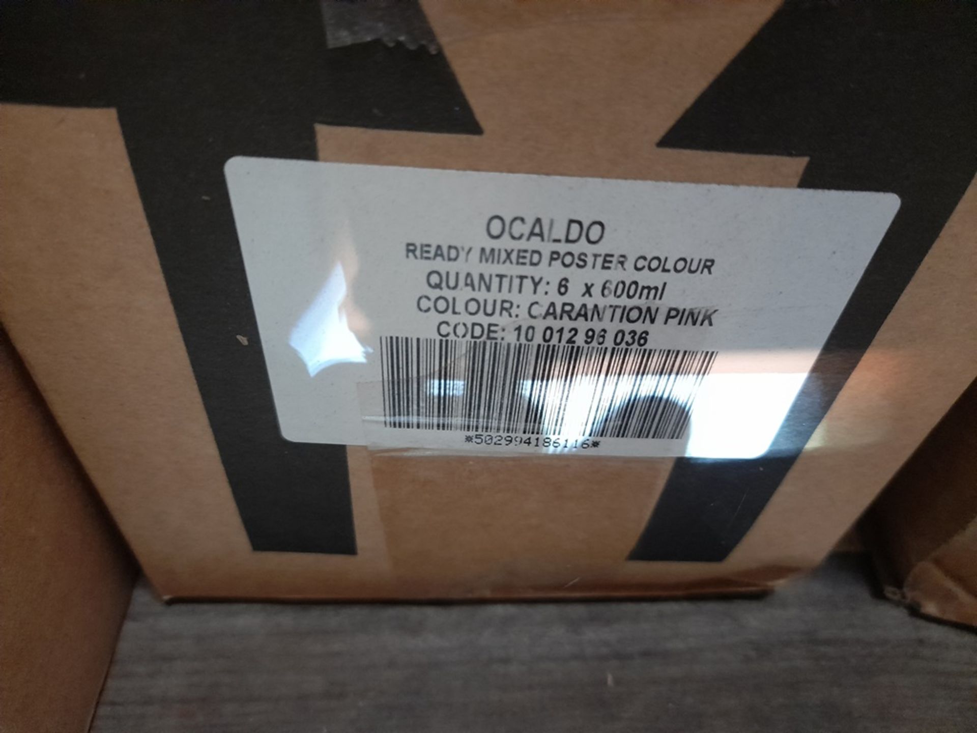 2 Pallets of Ocaldo Ready Mixed Poster colour, 12 x 300ml box, various colours - lilac, green, pink, - Image 7 of 7