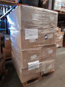 2 Pallets of 250ml white HDPE squat cylindrical bottles, 200 per box, approx. 28 boxes