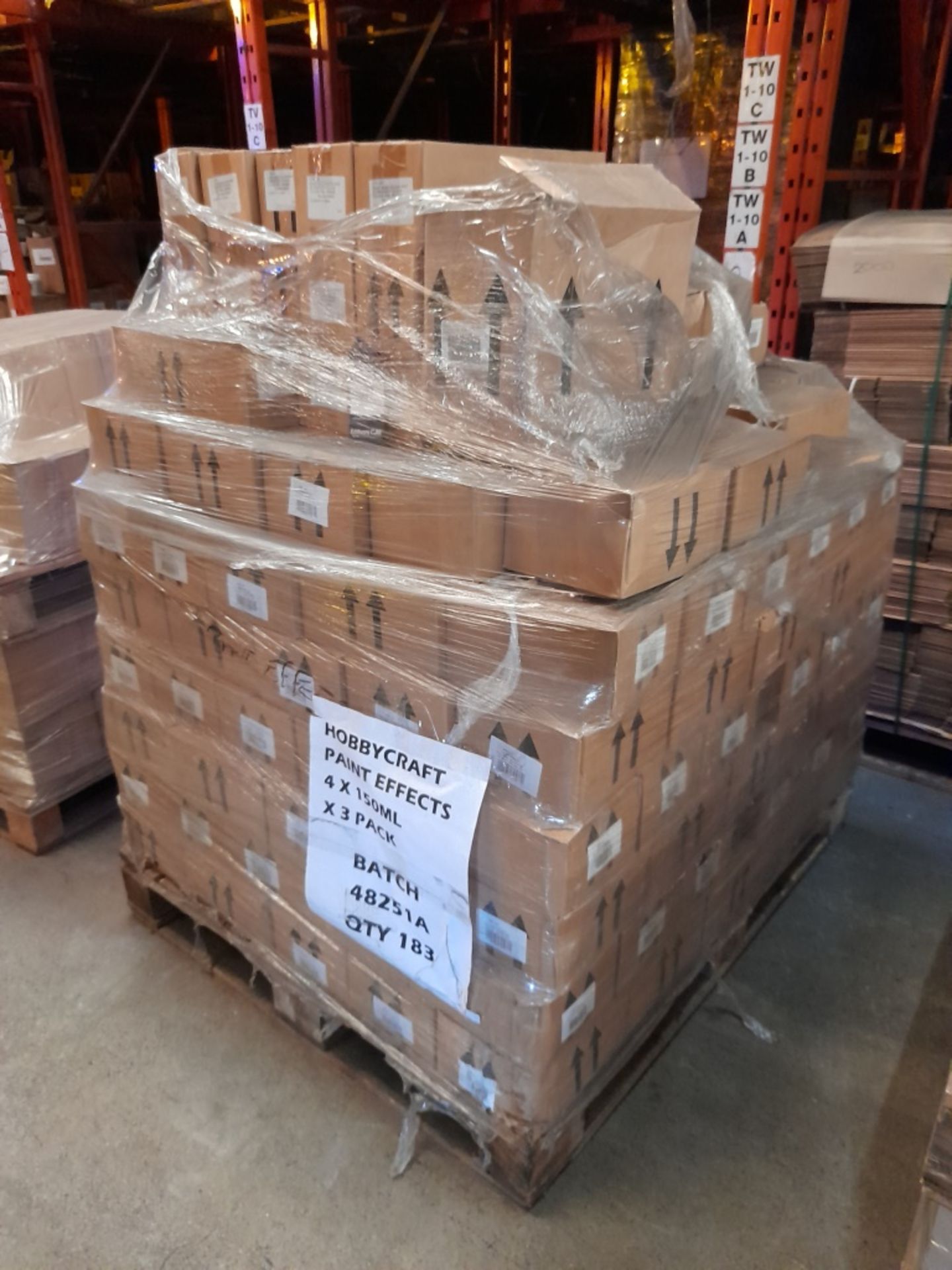 1 Pallet of Hobbycraft Paint Effects, 4 x 150ml pack, 3 packs per box and Ocaldo Ready Mixed - Image 2 of 4