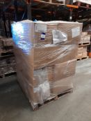 1 Pallet of M&H Plastics B Cap 26mm white bottle caps, 4500 per box, approx. 20 boxes