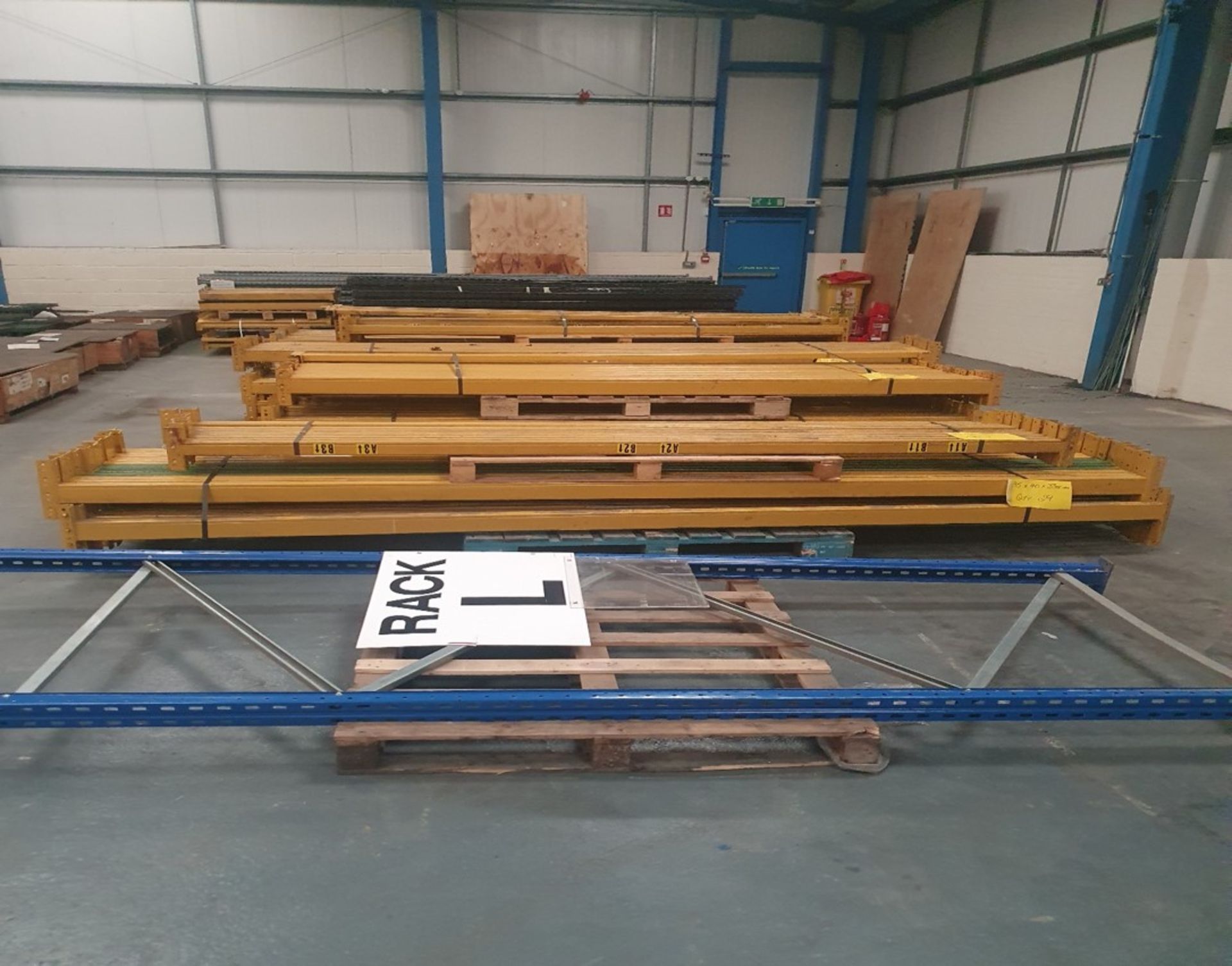 Qty of Dismantled Pallet Racking