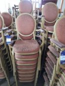 19 x Banqueting chairs