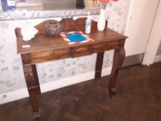 Oak Console Table