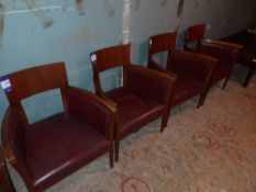 4 x Tub effect dining chairs