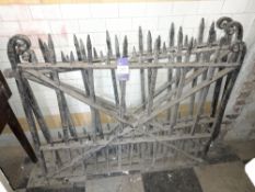 3 x Wrought Iron gates