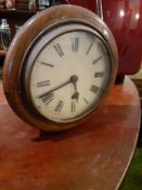 Oak Wall Clock 8” Dial