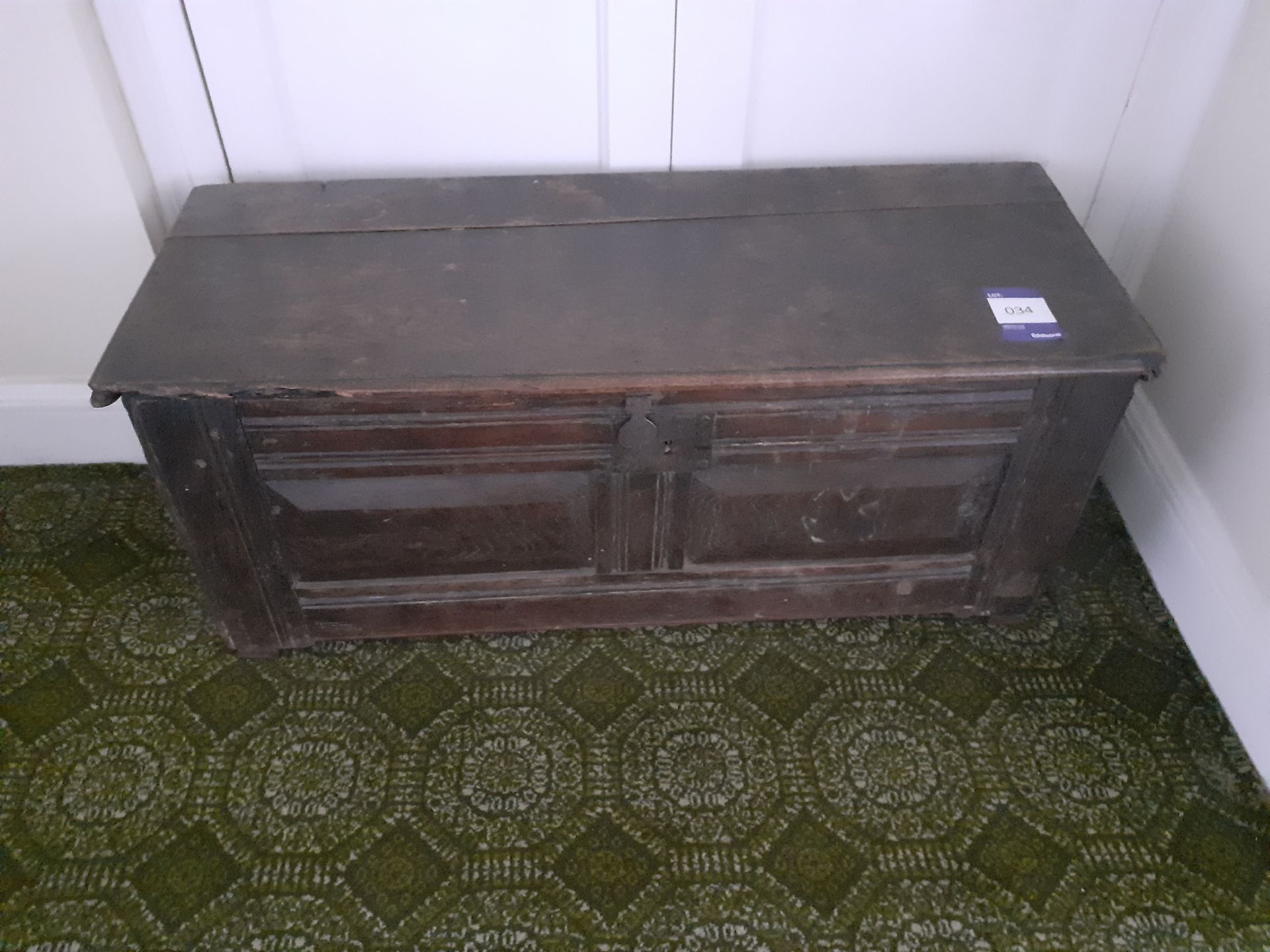 18th Century Oak Chest 1,130mm