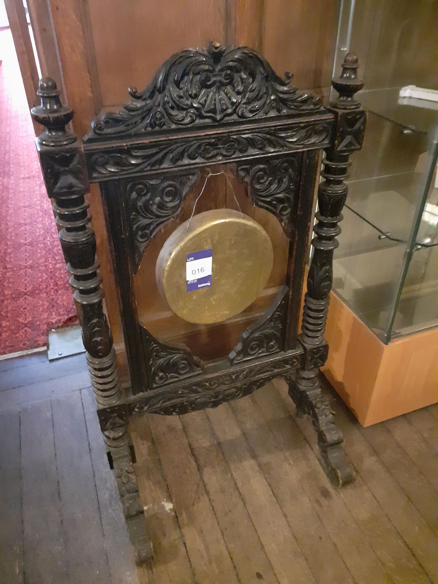 Victorian Ebonised Dinner Gong