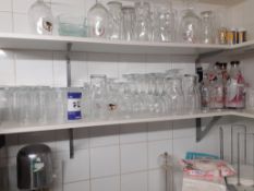 Contents of 6 Shelves including Glassware & Crocke