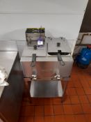 Buffalo twin basket fryer *Purchaser’s responsibility to ensure safe disconnection and removal, by a