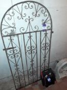 Wrought iron gate Approx 850 (w) x 1,700 (h)