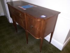 Mahogany Veneer Chiffonier on Square Tapering Supp