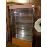 Glazed Double Door Display Cabinet 1,800mm