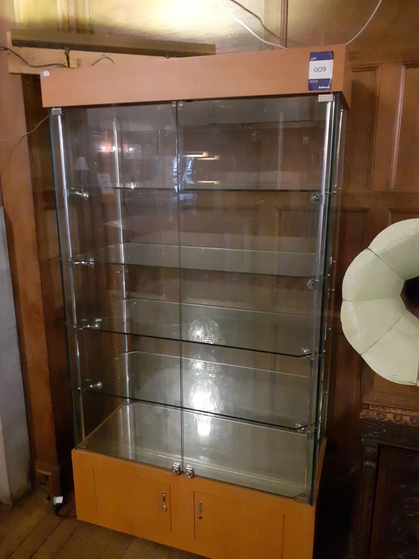 Glazed Double Door Display Cabinet 1,800mm