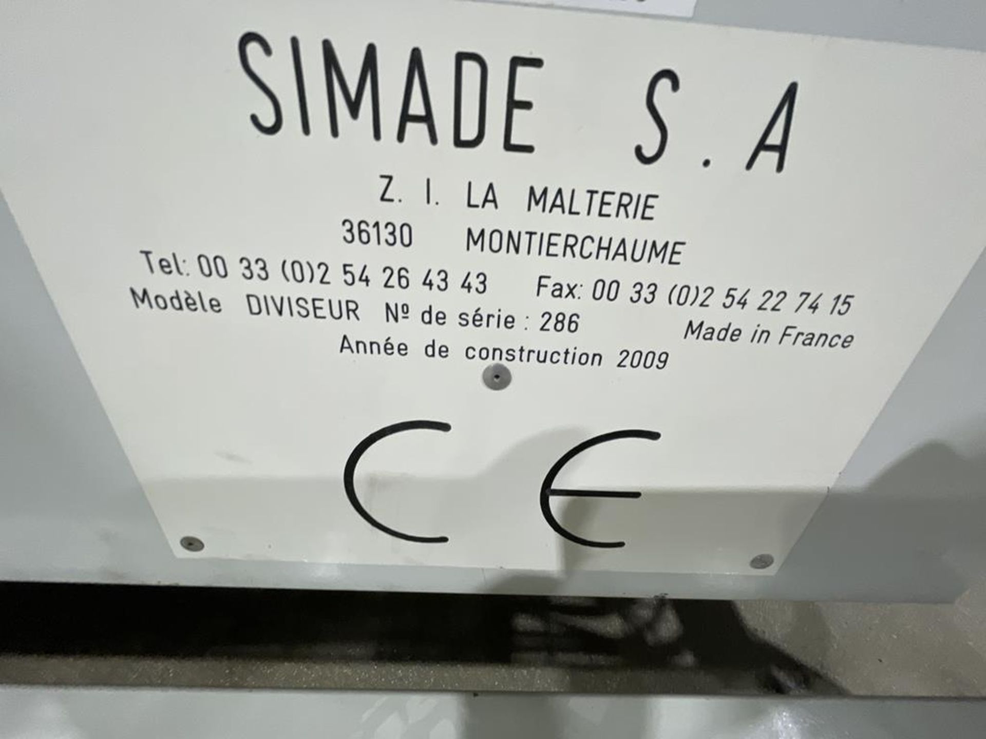 Simade S.A Carton Dividing table - Image 3 of 13
