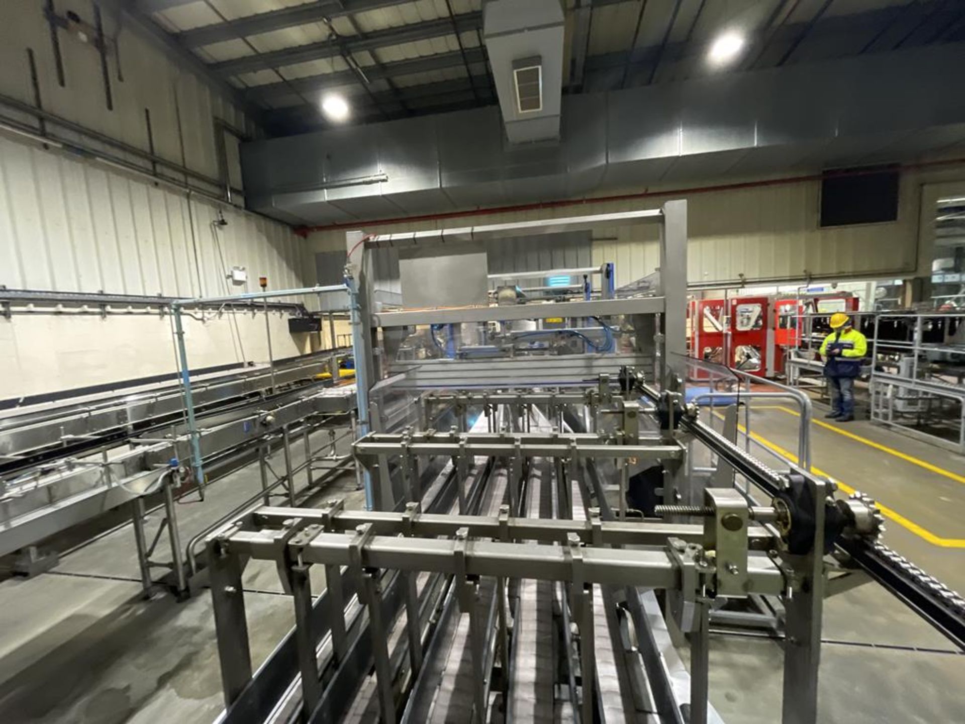 Sidel 5 lane bottle conveyor. - Image 8 of 11